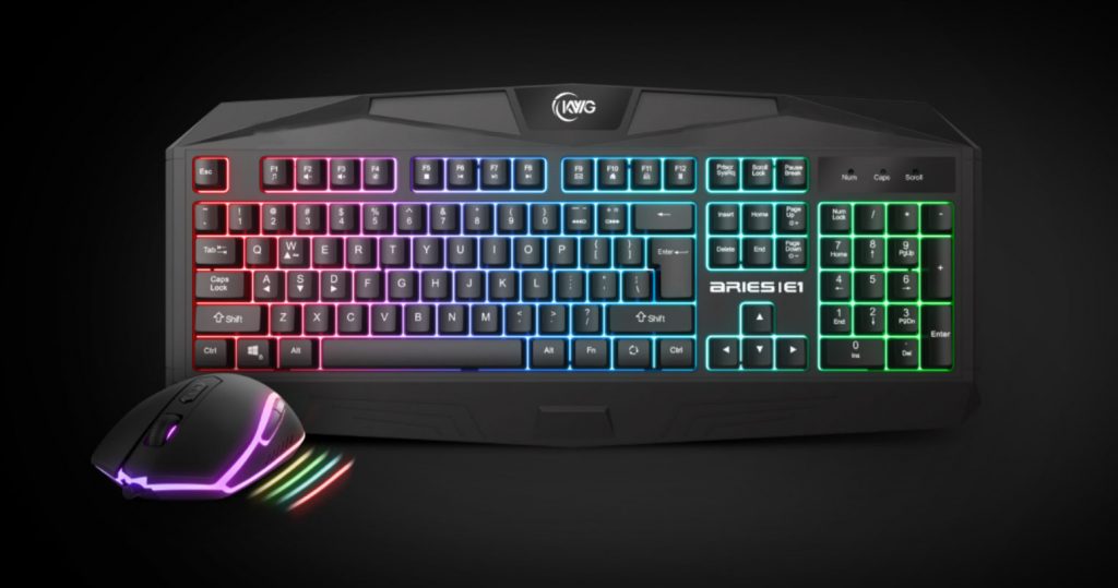 KWG Aries E1 2-in-1 Keyboard Mouse Combo